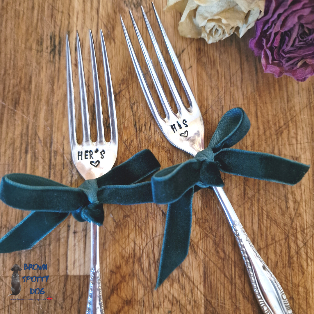 Another "Her's & Her's" Cake Fork Gift Set