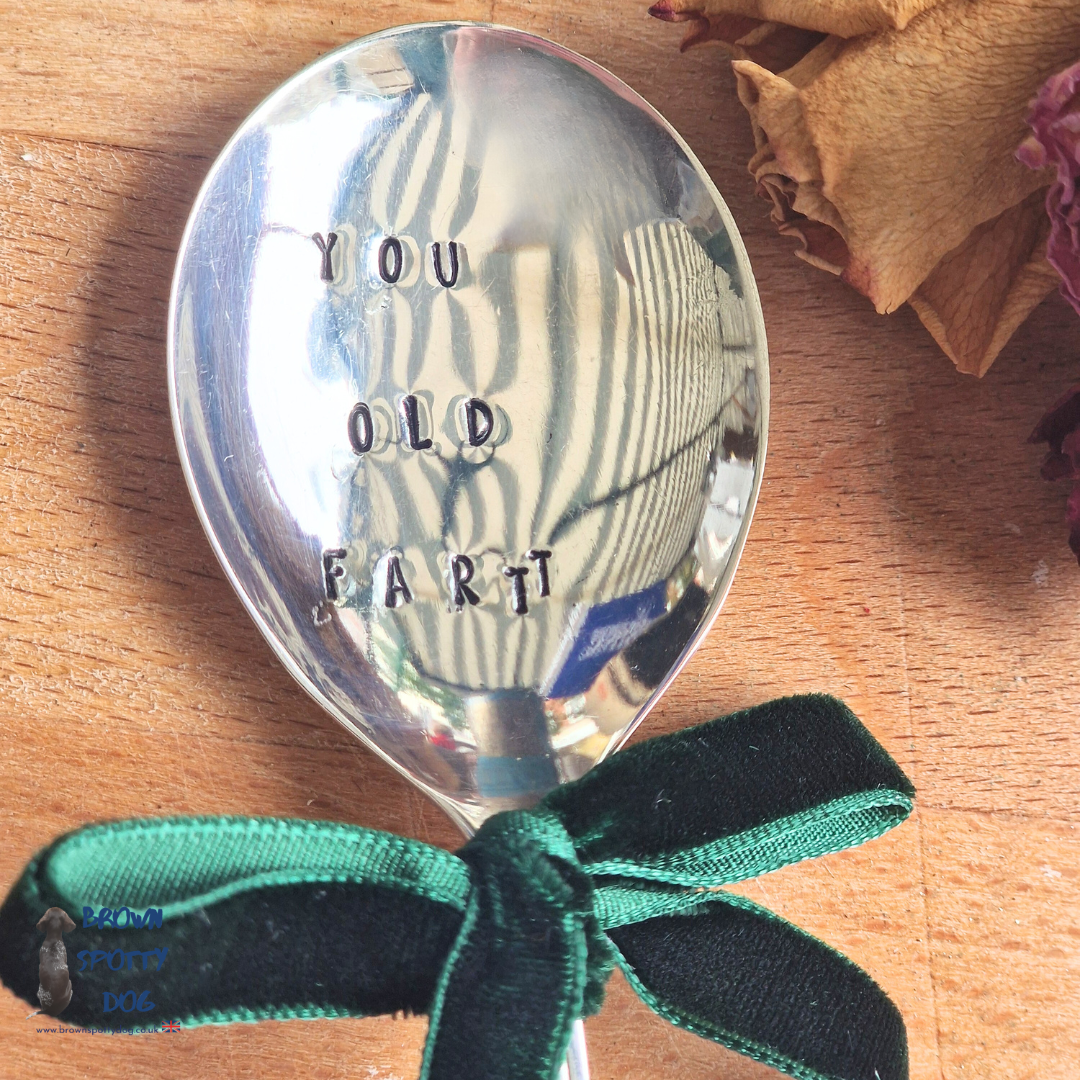 'You old fart' Prosecco Spoon