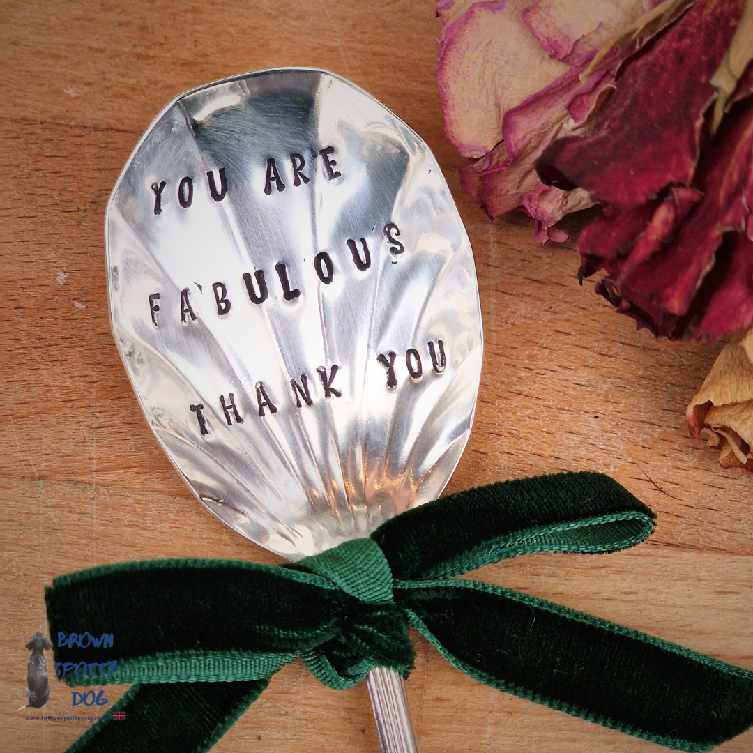 'You are fabulous, Thank you' Prosecco Spoon