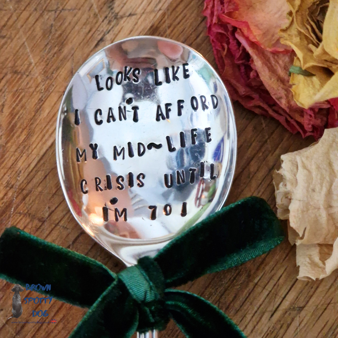 'Looks like I can't afford my mid-life crisis until im 70!' Prosecco Spoon