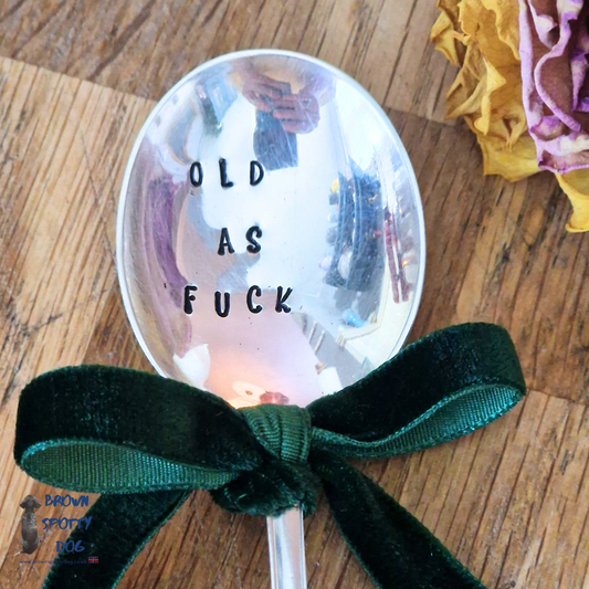 'Old as F**k' Prosecco Spoon