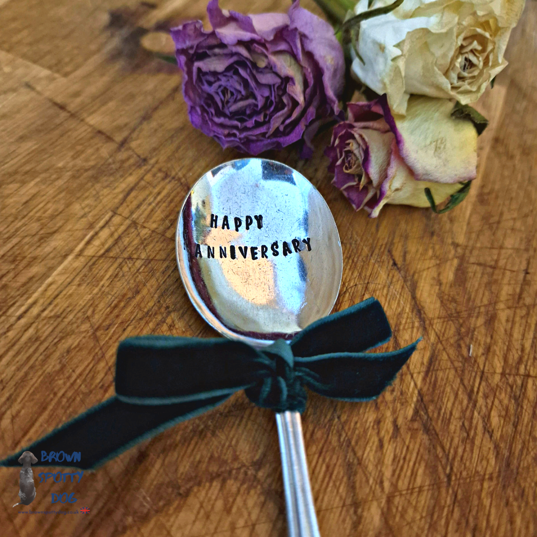 'Happy Anniversary' Prosecco Spoon