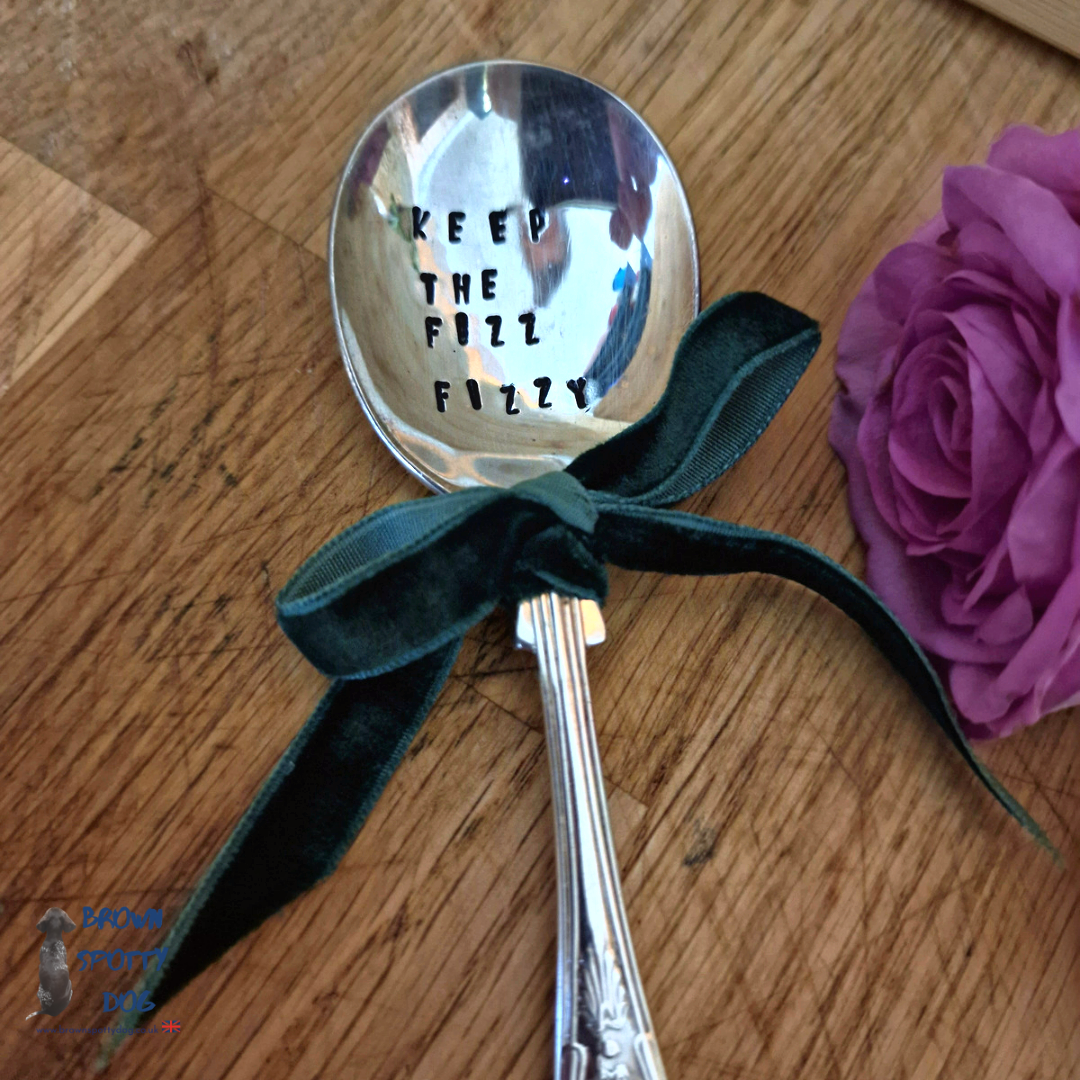 'Keep the Fizz Fizzy' Prosecco Spoon