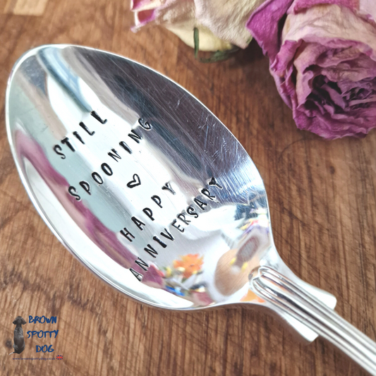 'Still Spooning - Happy Anniversary' Spoon